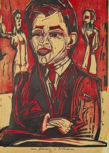 Önarckép alkotó: Ernst Ludwig Kirchner