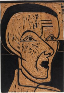 Önarckép, rajzfüzet alkotó: Ernst Ludwig Kirchner