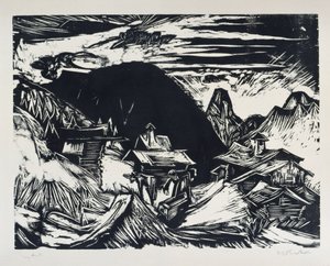 Stafelalp alkotó: Ernst Ludwig Kirchner