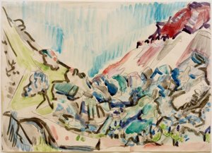 Meseszekció Davosban alkotó: Ernst Ludwig Kirchner
