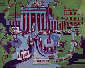 A Brandenburgi kapu, Berlin alkotó: Ernst Ludwig Kirchner