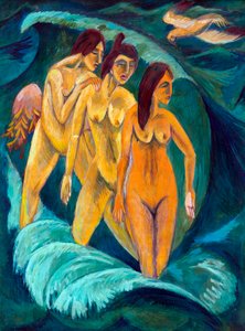 Három fürdőző alkotó: Ernst Ludwig Kirchner