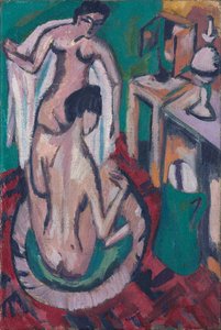 Két akt egy sekély kádban, c. 1912/1913-1920