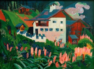 A mi házunk. Házunk a réten alkotó: Ernst Ludwig Kirchner