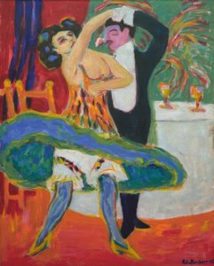 Variety (angol táncospár) alkotó: Ernst Ludwig Kirchner