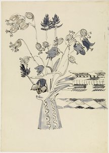 Virágos váza alkotó: Ernst Ludwig Kirchner