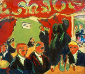 Weinstube alkotó: Ernst Ludwig Kirchner