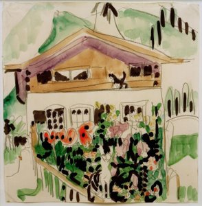 Wildbodenhaus alkotó: Ernst Ludwig Kirchner