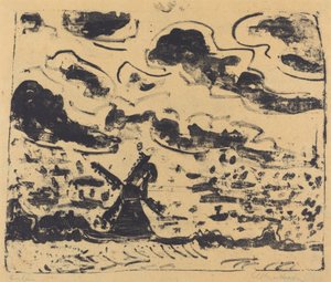 Szélmalom Burg közelében, Fehmarnban alkotó: Ernst Ludwig Kirchner