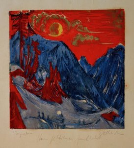 Téli száj éjszakája alkotó: Ernst Ludwig Kirchner