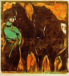 Cirkuszkép alkotó: Ernst Ludwig Kirchner
