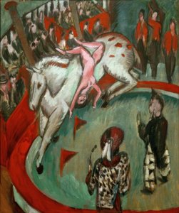 Cirkuszlovas alkotó: Ernst Ludwig Kirchner