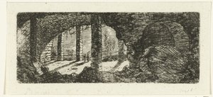 Fort Sint-Pieter romjai Maastricht közelében alkotó: Ernst Willem Jan Bagelaar