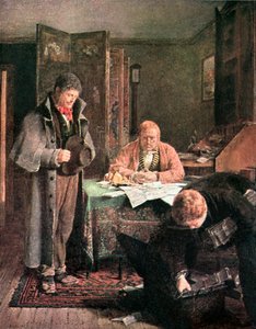 A bérleti szerződés elutasítása (színes litográfia)