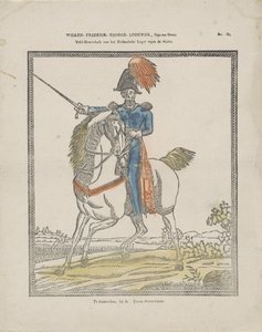 Willem-Frederik-George-Lodewijk, Orange hercege / a holland hadsereg tábornagya a lázadók ellen (cím a tárgyon) alkotó: Erve Wijsmuller