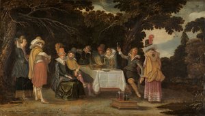 Szabadtéri buli alkotó: Esaias van de Velde