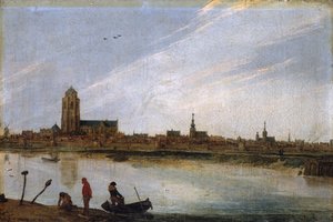Zierikzee látképe alkotó: Esaias van de Velde