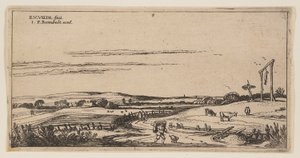 Tájkép akasztófával (Haarlem közelében), a Landscapes (Tájképek) sorozatból