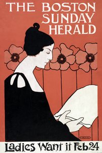 The Boston Sunday Herald – Ladies Want It Február 24., pub. C. 1900