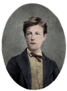 Arthur Rimbaud, francia költő és kalandor – Arthur Rimbaud (1859-1891) portréja 17 éves. Fotó: Carjat. alkotó: Etienne (after) Carjat