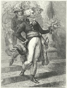 Maximilien Robespierre a Legfelsőbb Lény Fesztiváljának napján alkotó: Etienne (after) Ronjat