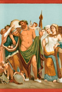 Herkules és Omphale, egy pompei festményről
