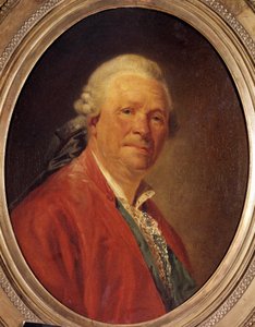 Ritter Christoph Willibald von Gluck (1714-1787) portréja, német zeneszerző Etienne Aubry festménye (1745-1781) 18. század. Homályos. 0,62x0,52 m.