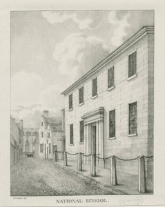 Tamworth – Nemzeti Iskola: litográfia, nd [1796-1865] (nyomtatott)