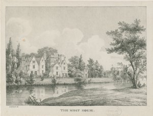 Tamworth – The Moat House: cinkográf, nd [1796-1865]