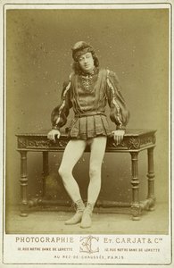 Charley Jehan Frollo szerepében alkotó: Etienne Carjat