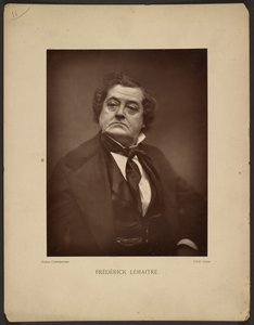 Frédérick Lemaître alkotó: Etienne Carjat