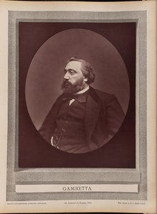 Gambetta alkotó: Etienne Carjat