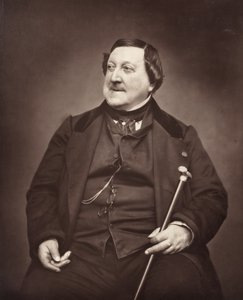 Gioachino Antonio Rossini olasz zeneszerző, 1792-1868, 1862. alkotó: Etienne Carjat