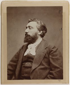 Léon Gambetta (1838-1882), ügyvéd és politikus. alkotó: Etienne Carjat