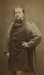 Charles Basset (1822-1869) portréja, legismertebb írói álnevén Adrien Robert. alkotó: Etienne Carjat