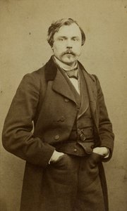 Edmond Huot de Goncourt portréja 1822-1896. alkotó: Etienne Carjat