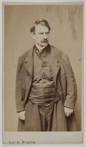 François Delsarte portréja, 1870-90 körül (albumin nyomat) alkotó: Etienne Carjat