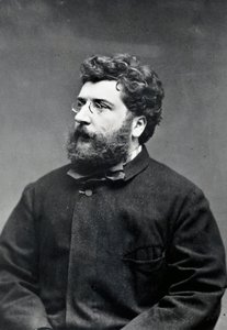 Georges Bizet francia zeneszerző és zongoraművész portréja (Párizs) alkotó: Etienne Carjat