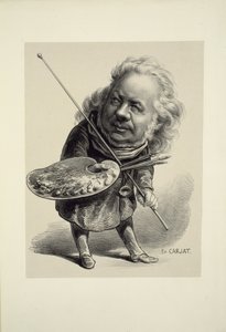 Honoré Daumier portréja alkotó: Etienne Carjat
