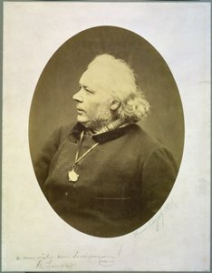 Honore Daumier (1808-79) portréja 1861 (albumnyomat) alkotó: Etienne Carjat