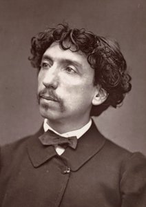 Charles Garnier építész portréja, 1875 körül (fotó) alkotó: Etienne Carjat