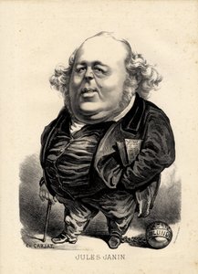 repülő levél - Illusztráció: Etienne Carjat (1826-1906): Janin Jules (1804-1874) alkotó: Etienne Carjat