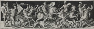 Harcok és diadalok, valószínűleg 1560-as évek. alkotó: Etienne Delaune