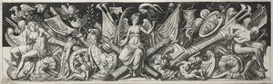 Harcok és diadalok, valószínűleg 1560-as évek. alkotó: Etienne Delaune
