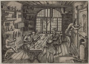 Ötvösműhely, 1576.