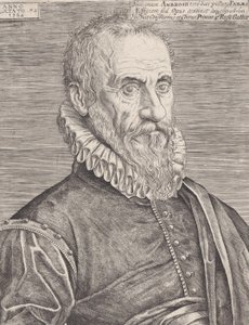 Ambroise Paré, a király sebészének portréja, 1582.