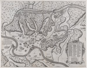 A római nagyszerűség tükre: Az ókori Róma és dombjai, nyugatról, 1573., 1573.