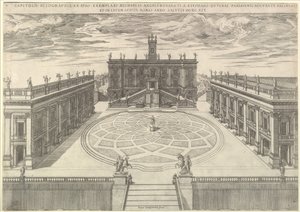 A római Capitolium látképe, 1569