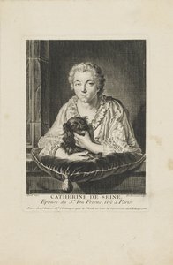 Madame Quinault-Dufresne színésznő portréja 1705-1767, c. 1750.
