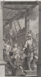 Az alapítottak kápolnája Párizsban: Le Roi mage Balthazar et sa suite, 1752.